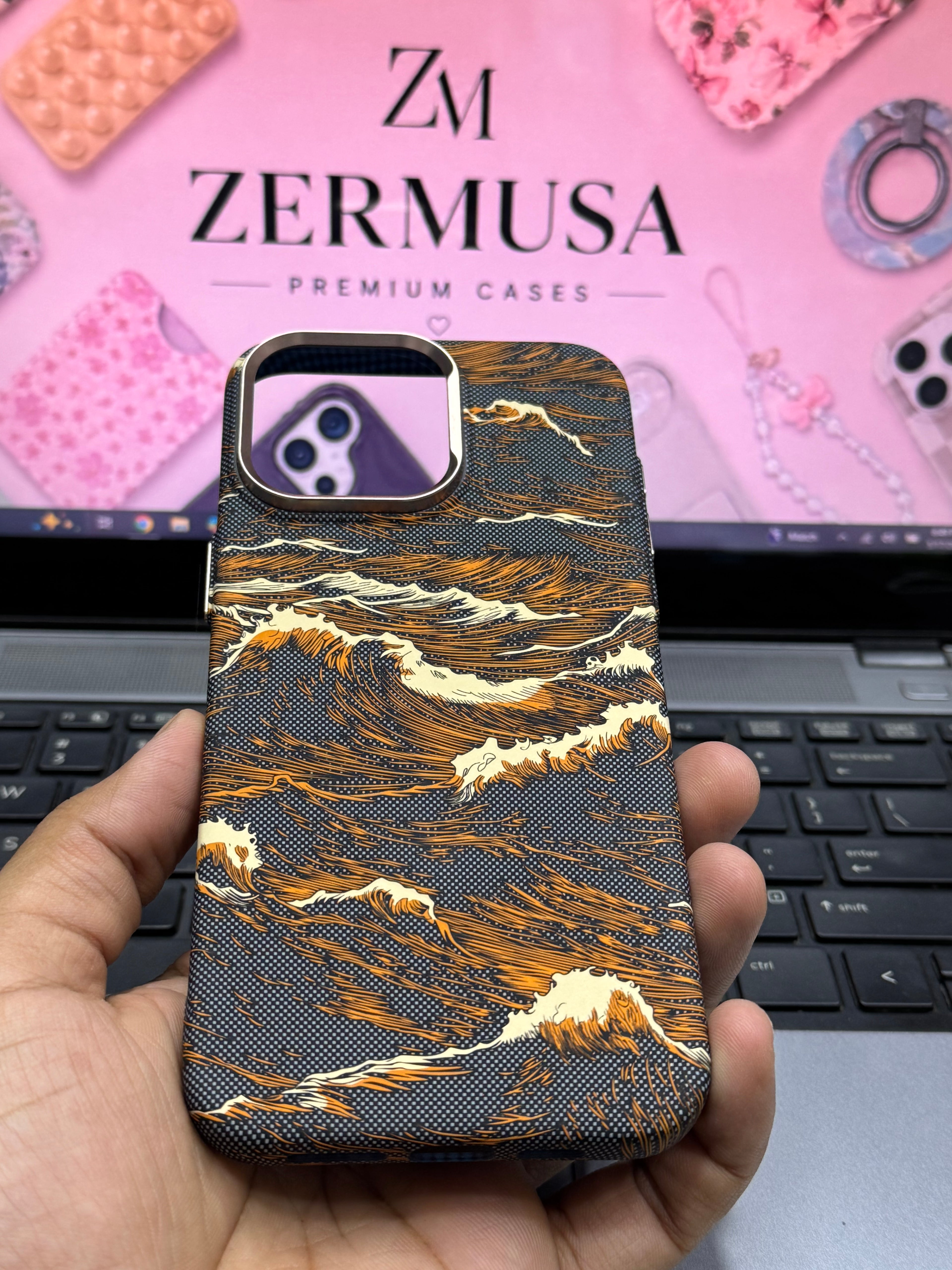 Magsafe  Printed Wave Case