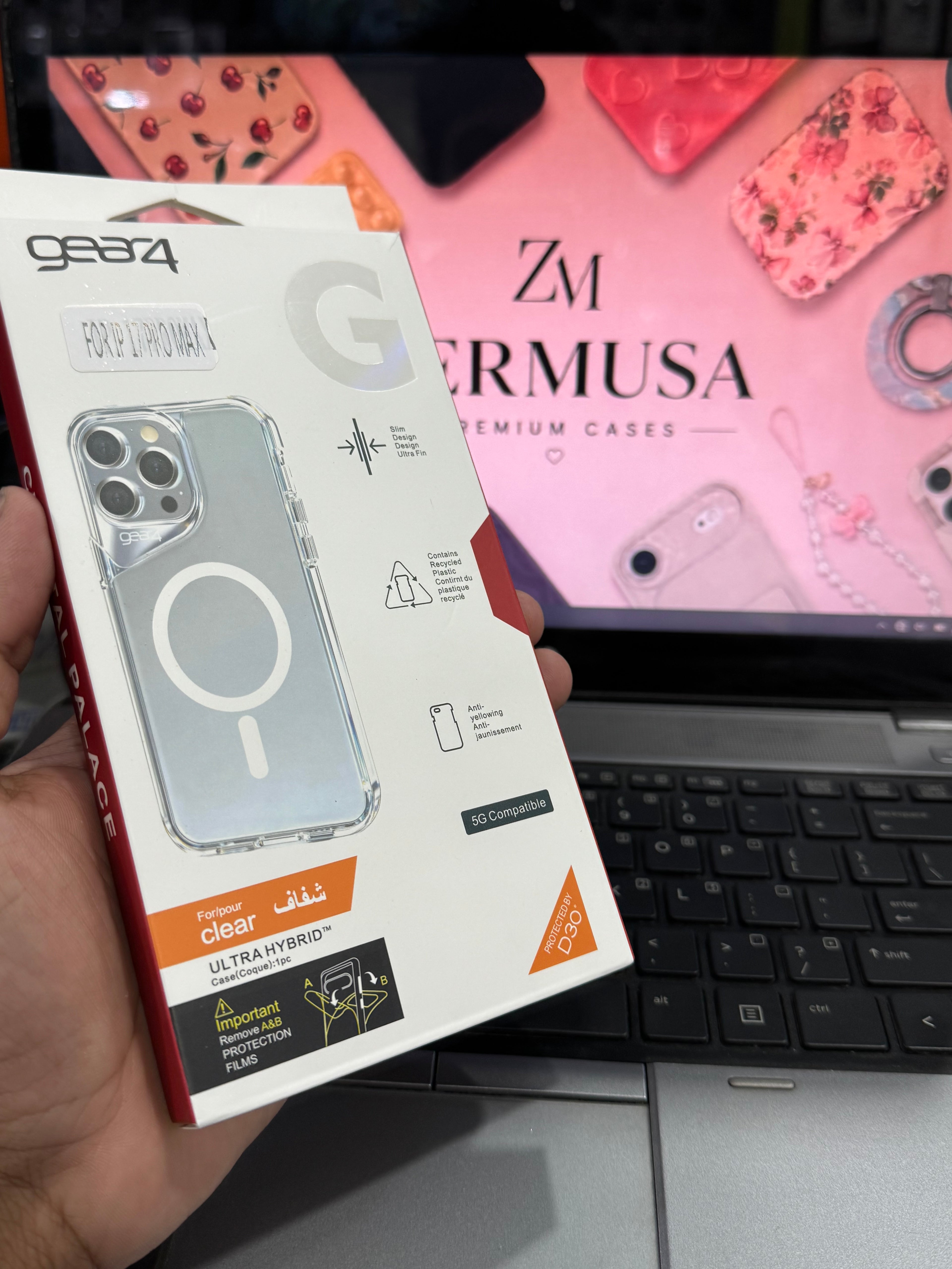 Gear 4 Megsafe transparent Case