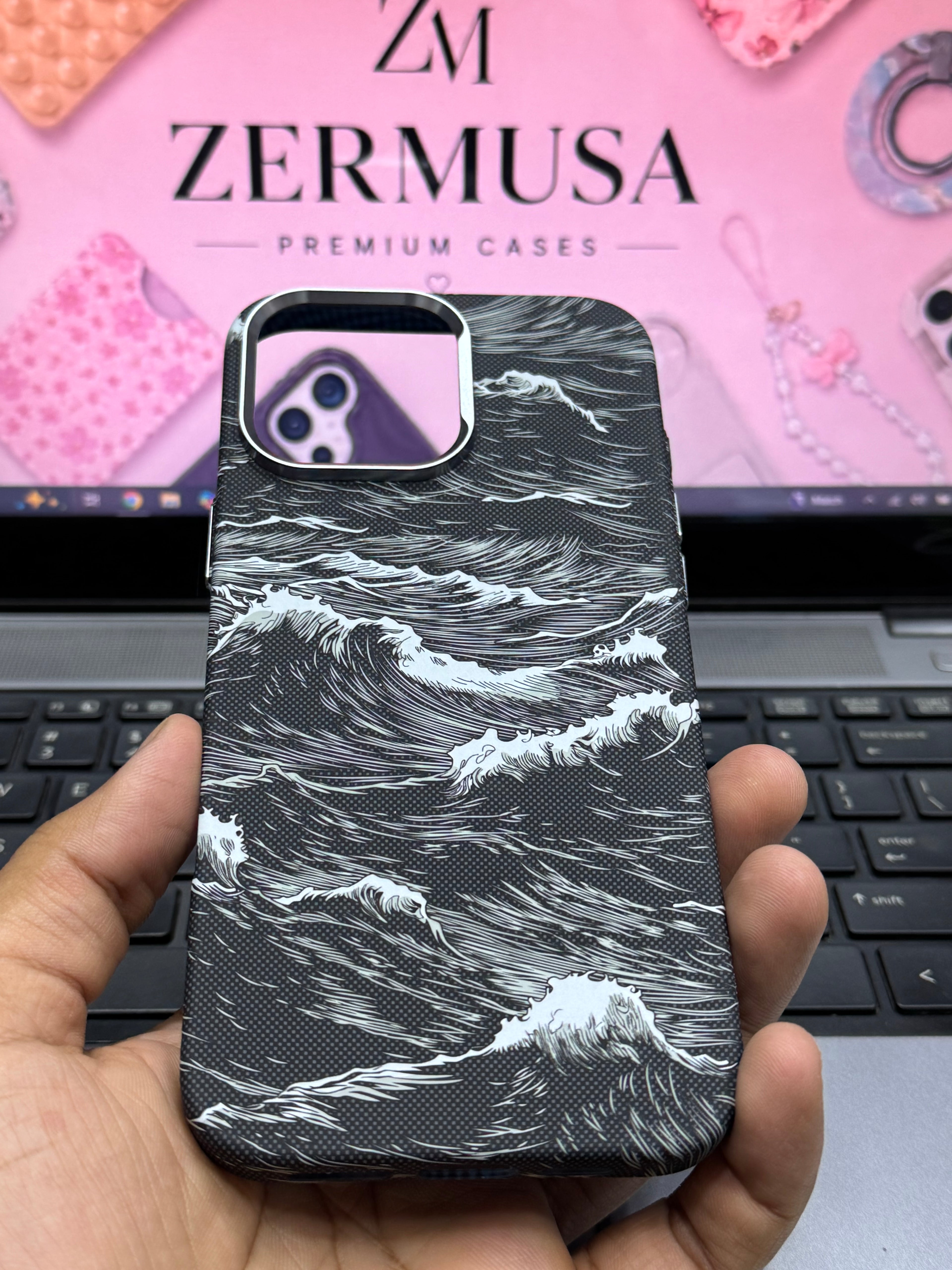 Magsafe  Printed Wave Case