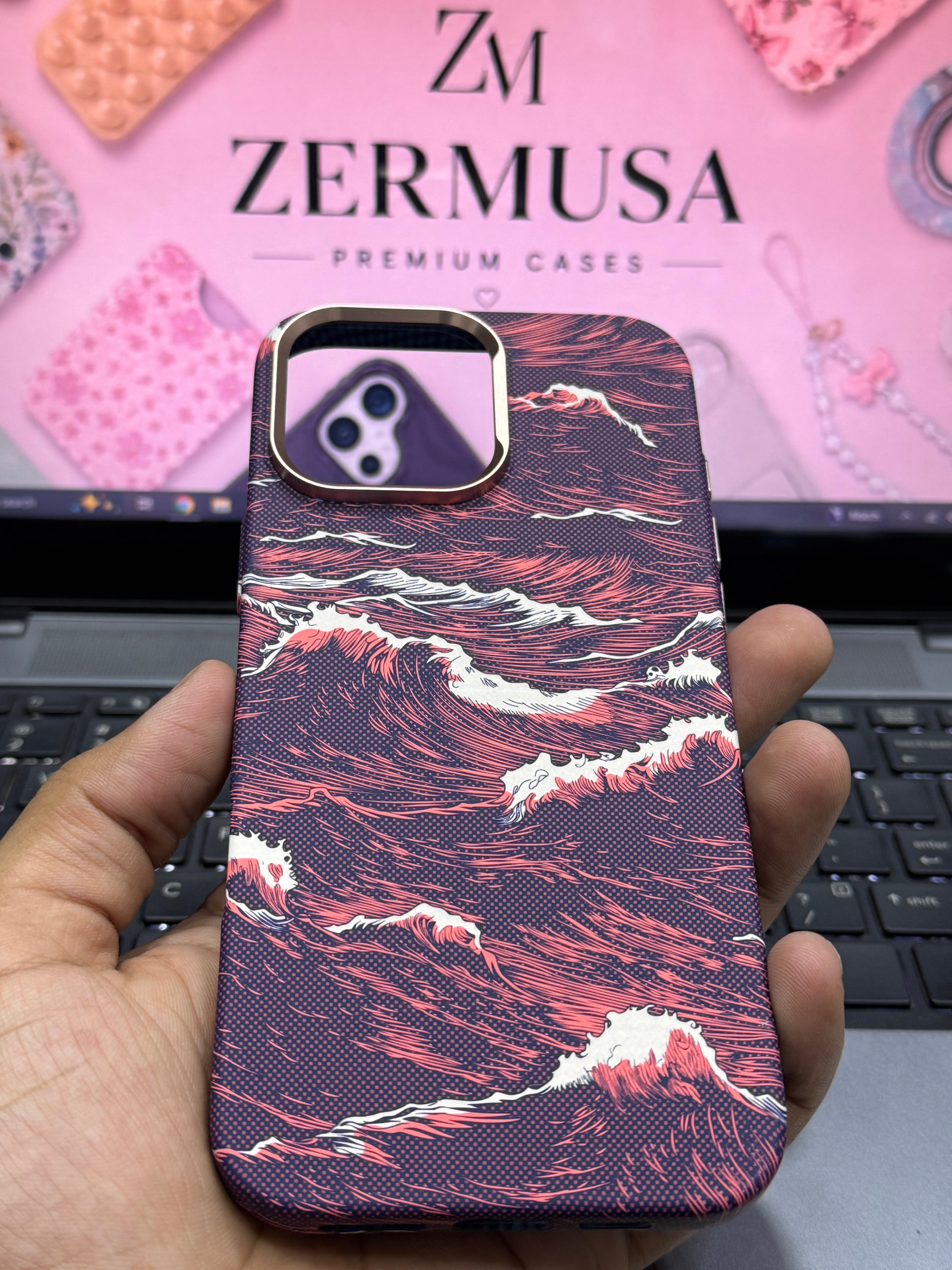 Magsafe  Printed Wave Case